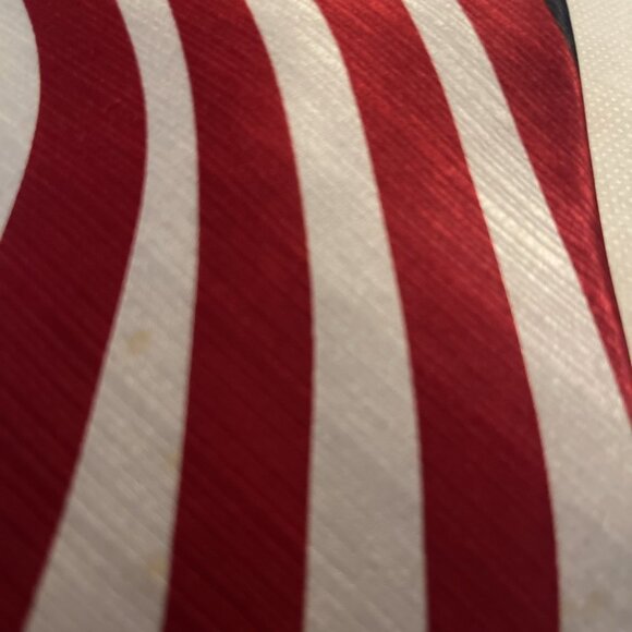 American Traditions "Made In The USA" American Flag Repp Neck Tie 100% Silk - Picture 2 of 11